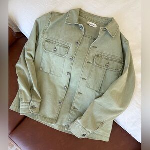 Taylor Stitch Men’s HBT Military Shirt Jacket — Size Medium Great Small